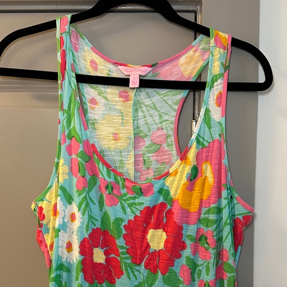 Lilly Pulitzer Multicolor Floral Tank Dress - Picture 1 of 6
